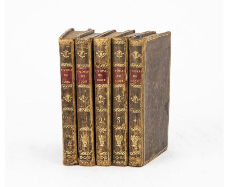 [COOK].&nbsp	Bibliothèque portative des voyages.&nbsp	Second voyage de James Cook.&nbsp	Paris	 Lepetit	 1804.&nbsp	5 vol in-1