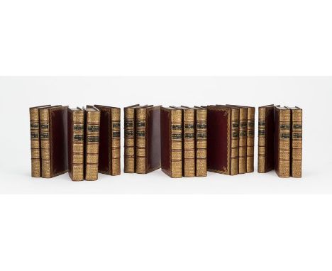 [BOURDALOUE]. Sermons du Père Bourdalouë	 de la Compagnie de Jésus.&nbsp	Rigaud	 Paris	 1707-1721.&nbsp	16 vol. in-8° reliés 