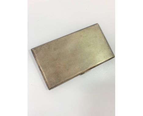 A silver cigarette case 264 grams 