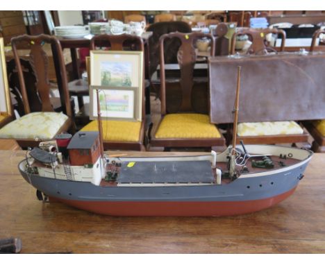 A scale model of the trawler 'Mabel' of London, with battery powered prop, 66cm long