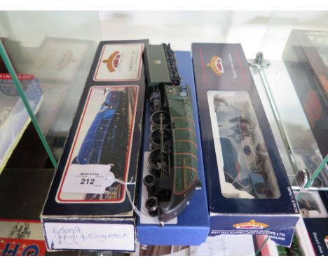 Bachmann locomotives: Dominion of New Zealand, Andrew K. McCosh and Sir Nigel Gresley, all with incorrect boxes (3)