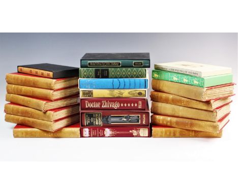 A collection of ten Folio Society editions, to include HOUSMAN (A.E.), A SHROPSHIRE LAD (1986), WAUGH (E), BRIDESHEAD REVISIT