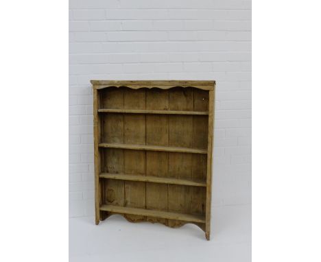 Vintage country wood wall shelves, 108 x 86cm
