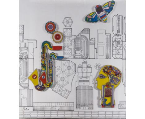 δ Eduardo Paolozzi (1924-2005)Tottenham Court RoadThe ceramic multiple, 1985, with the artist's printed signature as publishe