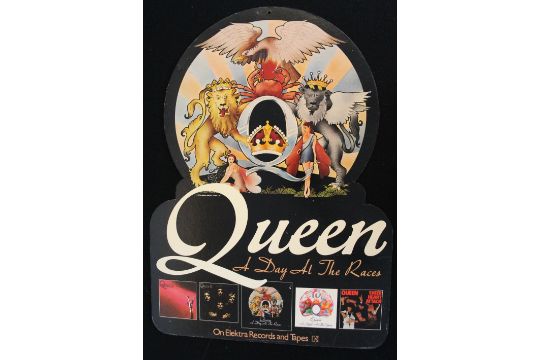 QUEEN POSTER - a promotional US mobile display poster for the band