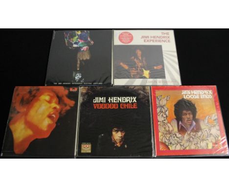 JIMI HENDRIX: EUROPEAN LPs - This fine selection of five LPs contains four German releases and one French release. There are 
