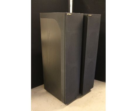 IMPULSE SPEAKERS - a pair of Impulse model H2 floor standing horn loudspeakers (a derivative of the H1, in a mostly handmade 