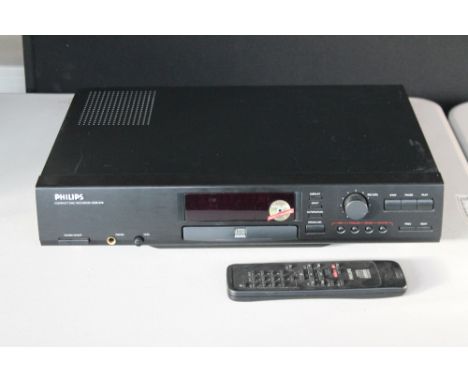 CD RECORDER - a Philips compact disc recorder CDR870 with remote control in original box.