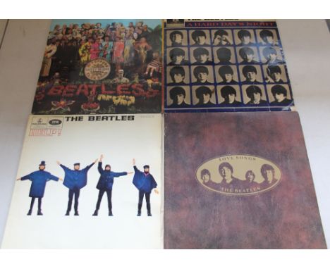 THE BEATLES - 4 x clean early UK pressing LPs. Titles are Sgt. Pepper's (wide spine stereo PCS 7027 -1/-1 'Sold In UK', 'Gram