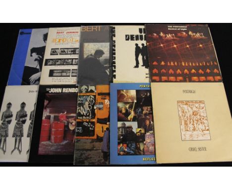 BERT JANSCH/JOHN RENBOURN/PENTANGLE - An eclectic collection of 10 x original title LPs from these Folk legends!(Jansch) titl