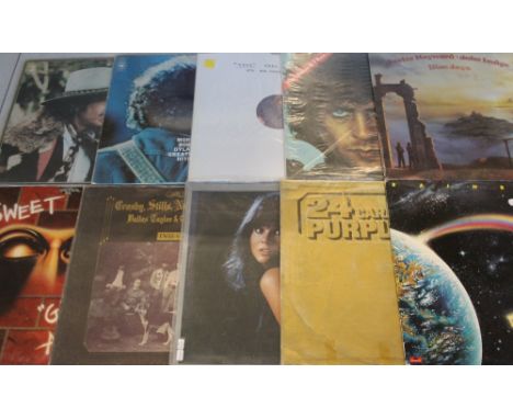 CLASSIC ROCK/POP - Another nice collection of around 85 x (mainly) LPs. Artists/titles include Bob Dylan - Desire & Greatest 