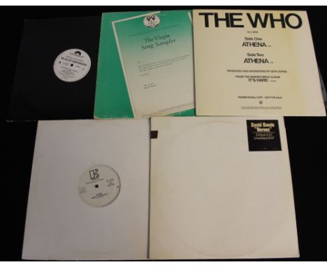 CLASSIC ROCK PROMOS/SAMPLERS - Smashing bundle of 5 x promotional 12" releases. Titles are Queen - Body Language (AS-115678 o