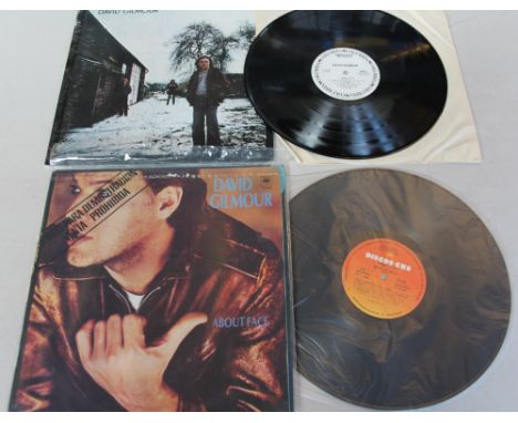 DAVID GILMOUR - 2 x collectable pressing LPs. Titles are S/T (US promo JC 35388 - Ex/VG+ gatefold with some edgewear) and Abo