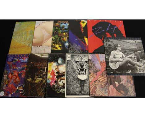 SANTANA- This lot showcases a hefty proportion of Santana's discography with eleven different LPs on offer. The crowning glor