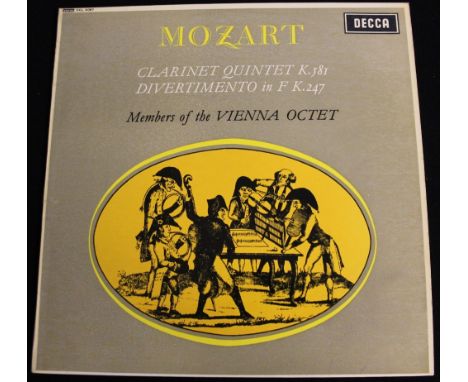 SXL 6087 - MOZART - CLARINET QUINTET - VIENNA OCTET - An ED1 UK stereo recording of members of the Vienna Octet performing Mo