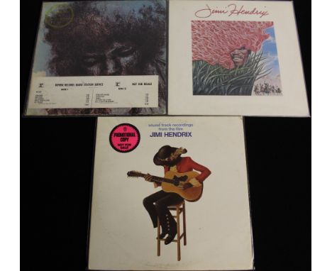 JIMI HENDRIX: US PROMO 12"/LPs - This lot of three releases is a boon for any collector, with three highly exclusive promotio