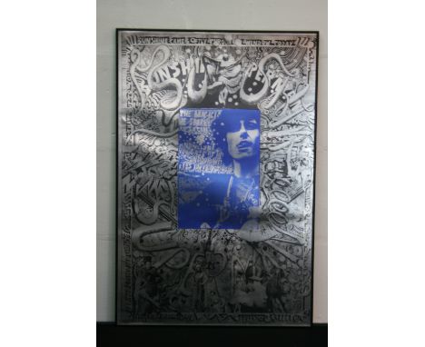 MARTIN SHARP - DONOVAN SUNSHINE SUPERMAN - a Donovan Sunshine Superman metallic poster by renowned artist Martin Sharp, circa