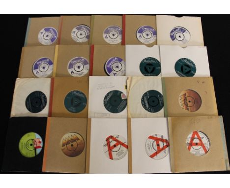 BFBS RECORD LIBRARY 7" PROMOS - LABELS - 'D-P' - 60 x 7" releases in this selection, with all the records promotional with th