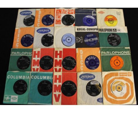 60s SINGLES - Shakin' collection of 78 x 7" releases, mainly housed in original company sleeves. Artists/titles include Richi