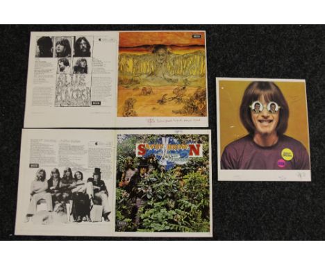 SAVOY BROWN PROOF SLEEVES - 2 full proof sleeves for Savoy Brown albums A Step Further and Blue Matter along with the front c