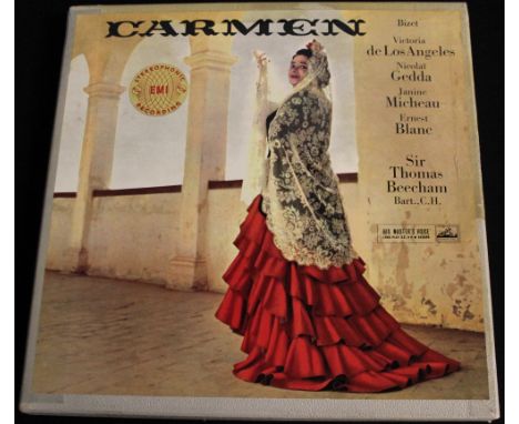 ASD 331/33 - BIZET CARMEN - DE LOS ANGELES/BEECHAM - Another original UK ED1 3 x LP box set of one of the most recognised ope
