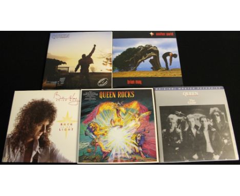 QUEEN AND RELATED - This lot of five albums features three by Queen and two by Bryan May. Everything is in Ex+ condition and 