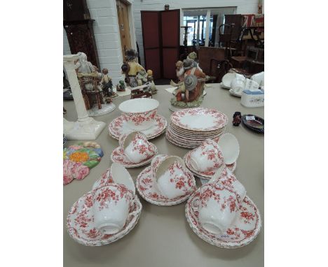 A late Victorian tea service in the Bridgwood design