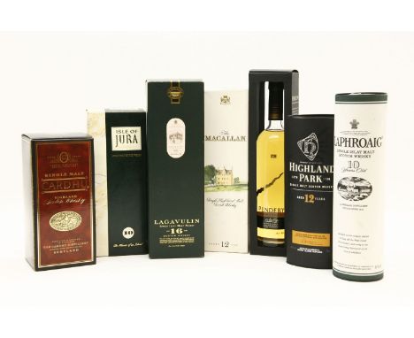 Assorted whisky, to include White Horse edition Lagavulin Single Islay Malt Whisky, aged 16 years, 1 litre, 43% vol; Penderyn