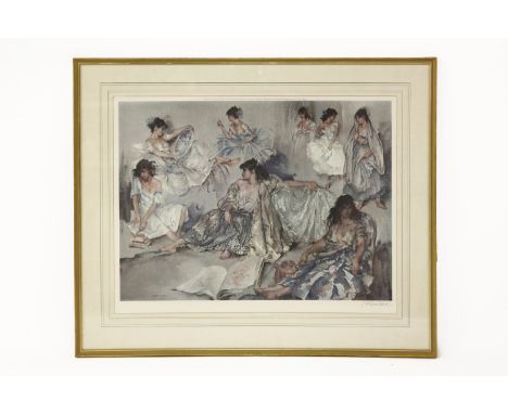 William Russell Flint (British, 1880-1969)VARIATIONS IVOffset lithograph printed in colours, 1966, signed in pencil, from the