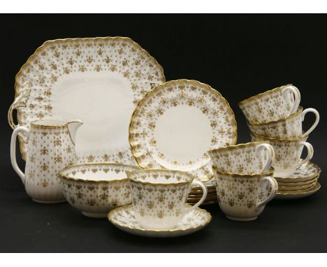 A Spode 'Fleur de lys' part tea service