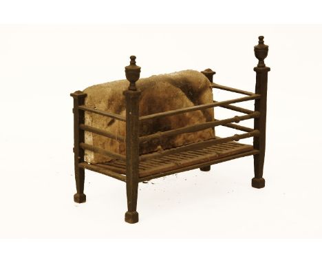 Sundry metal wares, including: fire tools, cobbler's lasts, iron pots, kettles, flat irons, etc