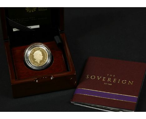 Great Britain, Elizabeth II (1952 - ), Proof Sovereign, 2015, Fifth Portrait - First Edition, released by The Royal Mint, com