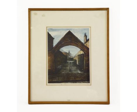 Harold Rily (British, b.1934)SUNDAY WASHINGOffset lithograph printed in colours, 1962, signed, titled, dated and numbered 2/5