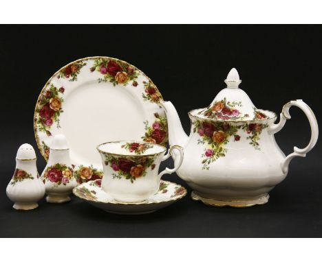 A Royal Albert Old Country Roses tea service