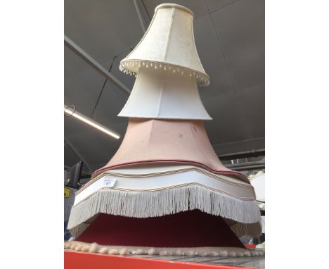 A collection of various lamp / light shades. 
