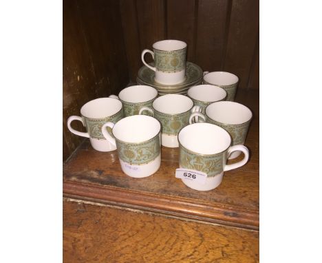 Royal Worcester Balmoral coffee cups and saucers 