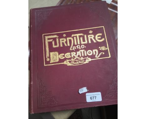 A vintage book, Furniture and Decoration, conducted by Timms &amp; Webb, Vol III, 1892, 