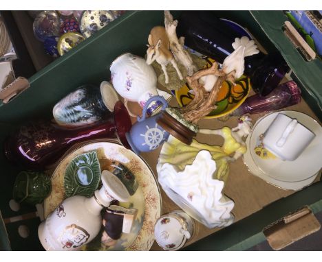 Collectables including Poole and Royal Copenhagen 
