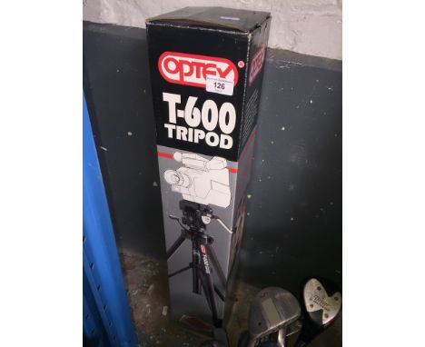 An Optex camera tripod. 