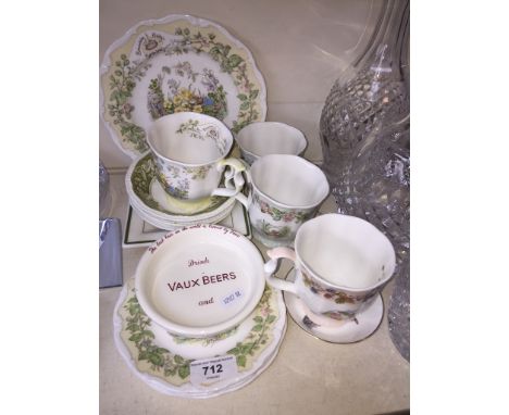 A small collection of various ceramics/porcelain including Royal Doulton, Royal Worcester, Kensington, Villeroy & Boch, etc.A