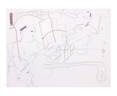 BRIAN GRIMWOOD (BRITISH, B. 1948) - SIAPU MERSING, 1986
Pencil and crayon on paper, signed and dated lower right
Ownership St