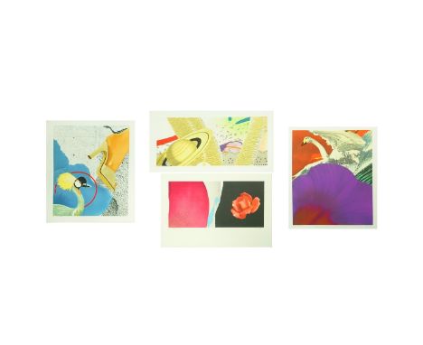 Four (4) Michael Jay Knigin, American (1942-2011) Color Prints. Lot includes: Preferred Position, 1980 Lithograph. Edition 30