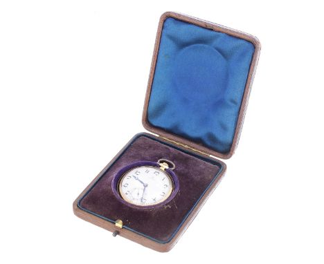 Omega 18k dress lever pocket watch, circa 1930's, 39,5 L signed movement with compensated balance and regulator, no. 7021208,