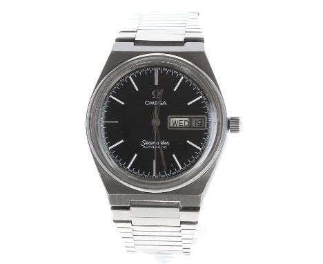Omega Seamaster automatic stainless steel gentleman's bracelet watch, ref. 166.0215 / 366.0847, circa 1980, serial no. 446907