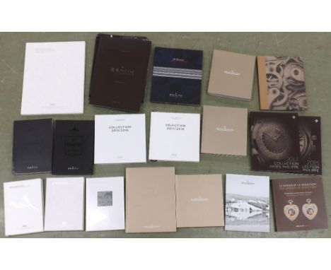 Selection of wristwatch catalogues to include Jaeger-LeCoultre editions 2009, 2010/2011, 2011/2012, 2014/2015; two Zenith Col