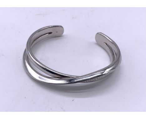 Emporio Armani silver bangle marked 925Weight - 52g