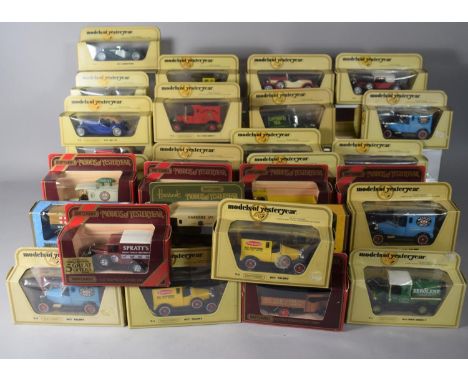 A Collection of 42 Boxed Models of Yesteryear Cars and Vans to Include Y-12 1922 Ford Model T Harrod's, Y-8 1945 MG-TL, Y-23 