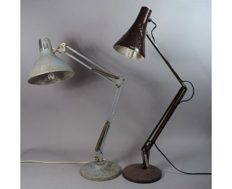 Two Vintage Anglepoise Table Lamps (Some Corrosion) 