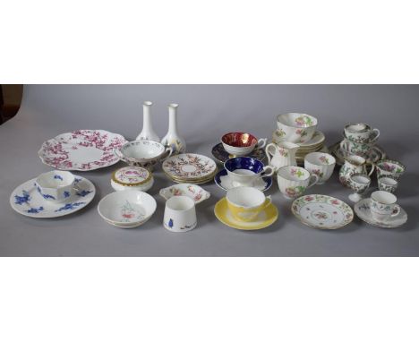 A Collection of Coalport China to Include Cabinet Cups &amp; Saucers, 'Passover' Two Handled Cup, Vases, Paddington Bear Pot,