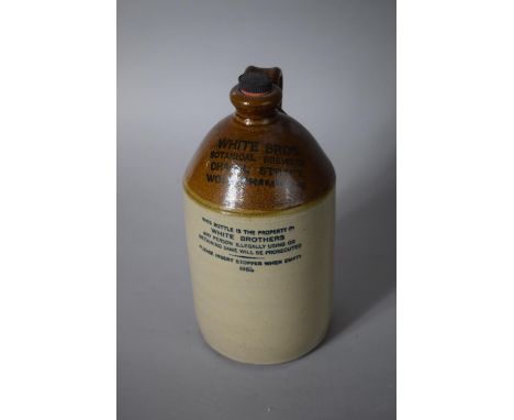 A Vintage Brewers Bottle for White Bros., Wolverhampton 1963, 25cms High 